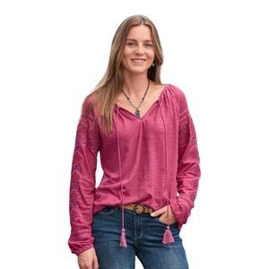 Sundance | Embroidered Peasant top